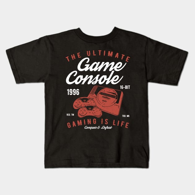 Game Console Kids T-Shirt by JakeRhodes